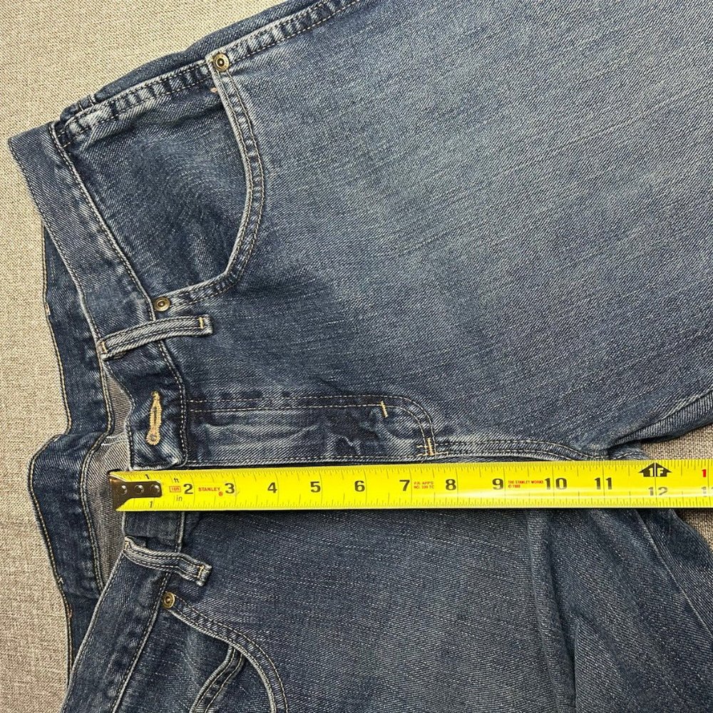 Wrangler Rugged Wear Denim Jeans Men's Sz 34 x 34 Blue Casual Work Wear - Picture 10 of 13